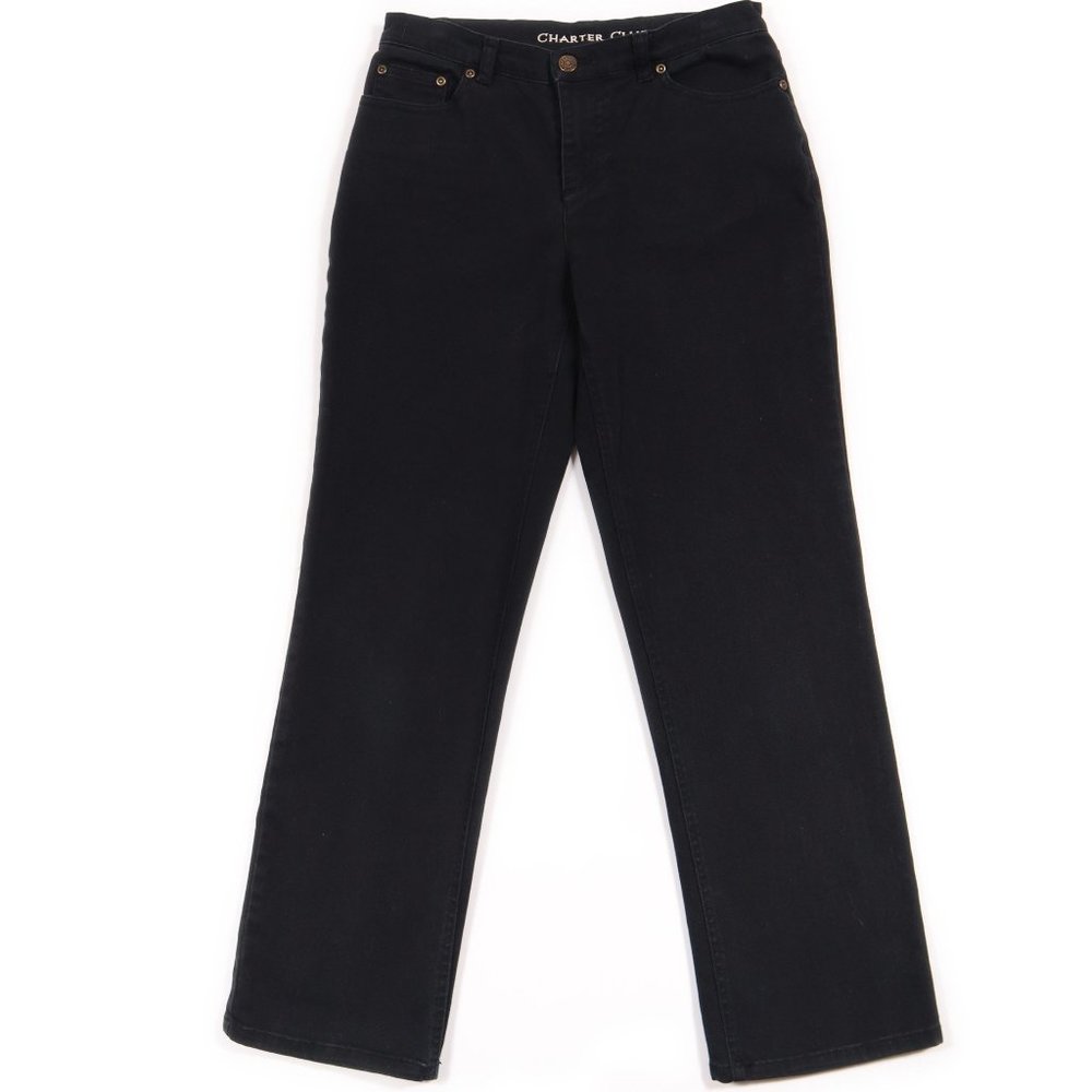 Charter Club Straight Leg Jeans	Black	Size	2P